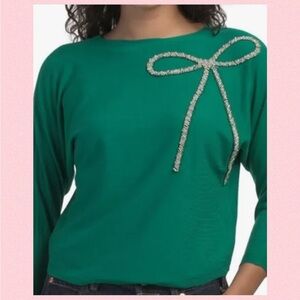 💖Liv Milano Bow Embellished Sweater💖